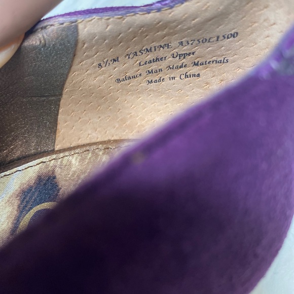 | Purple Suede Sam Edelman Heels | - Picture 6 of 6